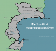 Location of Megatridimensional Order